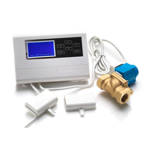 Waterguard Smart Basic-sentral med skjerm, piltaster og trådløs sensor